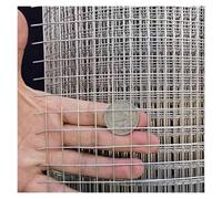 Malla de alambre de acero inoxidable para valla de aves de corral, red hexagonal de 1 cm/0,8 mm, barrera de seguridad de pajarera de 0,5 x 20 m para gallinero, recinto duradero para animales