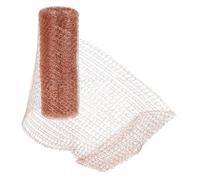 Malla de Alambre de Cobre 300x12,7x0,1cm para jardín | Color Marrón, Instalación Rápida, Relleno de Huecos y Barrera para Plagas en Bordes de Plantas