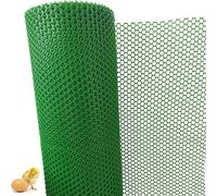Malla de alambre de plástico verde para gallinero, barrera para animales en cercas de jardín o balcones, ideal para cercas avícolas y equipos de aislamiento de arboretos (color: 60 cm de ancho, 15 m