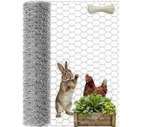Malla de alambre para conejos, 0,4 x 10 m, malla fina, para cercado de animales, valla de jardín, artesanía y decoración del hogar