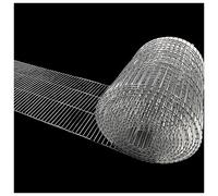 Malla de alambre soldado galvanizado en rollo: malla resistente para gallineros, protección de jardines y cercados para animales. Solución de cercado versátil, resistente a la oxidación y de alta re