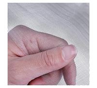 Malla de alambre tejida de acero inoxidable 304 de 40 m, malla 6, malla 40, malla 80, resistente al polvo, resistente al óxido, rejilla de metal plateado para uso industrial y doméstico