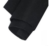 Malla de altavoz de poliéster, 1 x 1 m, para protección contra el polvo | Superficie grande de 1 x 1 m, color negro, fibra de poliéster, para protección contra el polvo, fácil de cortar