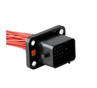Malla de cableado de conexión, 1 juego 19 26 33 Cuerpo de parachoques delantero de motor de automóvil de 36 pines conectores de cable eléctrico Conector de red de cable para DJ7331-1.5 3.5-21