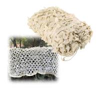 Malla de Camuflaje Beige 2m 2.5m 3.0m 3.5m 4.0m 5.5m 6m 8m 10m Red de Camuflaje para Interior o Exterior, Mallas de Protección Militar para salón, habitación Infantil, Camping, Caza, Bar(1.5X5m)
