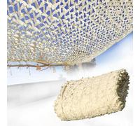 Malla De Camuflaje Beige Red De Camuflaje Protección Solar Toldos Solar Militar Velas 3x6m 4.5x8m 5x6m 5x10m 6x6m Mallas de Protección para Caza Parasol Decoración Camufar Sombrilla Toldo(4X6m)