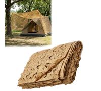 Malla de camuflaje, malla de camuflaje para puestos de caza, rollos de malla de camuflaje a granel, malla de sombra militar para camping, tiro y caza, parasol decorativo para exteriores.(2m x 4m)
