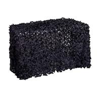 Malla de Camuflaje Negra Profesional, Red de Ocultación para Caza y Observación, Malla de Sombreado para Vallas Exteriores y Decoración de Terrazas(9x10.0m(30x33ft))