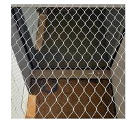 Malla de Cuerda de Acero Inoxidable Duradera, Barrera de Seguridad Flexible para gallineros, protección contra caídas Desde Gran Altura, Red Reutilizable para pájaros y Mascotas.