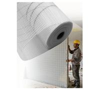 Malla de estuco para reparación de paredes, aislamiento de pared externa, rollo de malla de fibra de vidrio, 1 m x 30 m, 160 g/㎡