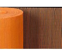 Malla de fibra de vidrio, Fiberglass Mesh Roll For Wall Repair And Insulation White Orange Multiple Sizes(Orange,200mx0.5cm)