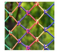 Malla de Nailon antipájaros, Red de Seguridad Infantil de Colores para barandilla de balcón, escaleras, Valla anticaídas, barandilla de Parque Infantil, Red de protección para trepar (Malla