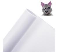 Malla de ojos para máscara Therian de 30 x 100 cm, impermeable, malla de ojos de 0,8 mm, lámina de malla de plástico para máscara, ojos, cosplay, accesorios, decoración y manualidades