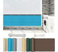 Malla de privacidad para exteriores, 1,1 x 10 m, 180 g/m², para jardín, patio, solución de privacidad de larga duración, resistente a los rayos UV, resistente a la intemperie