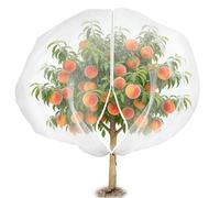 Malla de protección para árboles frutales, transparente, gruesa, reutilizable, transparente, para jardín