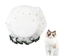 Malla De Red Para Cabeza De Perro, Cubierta Facial Ajustable Que No Come, Protector Suave Para Mascotas Para Gatos | 25x25x30cm 80g | Reuniones Sociales Clima Cálido Verano Parque Calle Caminar A Casa