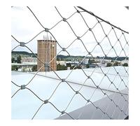 Malla de relleno para barandillas, Rollo de red cuerda metal, diseño flexible, aplicabilidad en todo tipo clima, protección seguridad, amplia aplicación(3 * 0.7m/9.8 * 2.2ft)