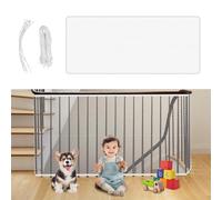Malla De Seguridad para Escaleras 80cm x 3m Red de Seguridad para Niños, Red de Seguridad Infantil, Malla Protectora Balcon, Red Seguridad para Niños, Red de Seguridad para Balcones, Blanco