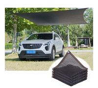 Malla De Sombra Coche,Tela De Sombra Para Plantas,Velas De Sombra Rectangulares,85% Uv Resistente Red De Sombra De Protección Solar,Toldo,Negro,Lona De Malla Sombreadora,Black-4x6m(13.1*19.7ft)