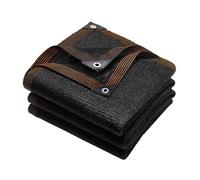 Malla de Sombra Resistente con Ojales Reforzados, 1 2 3 4 5 6 7 8 9 10 12 15 m, 85% de protección Solar para Patio, Porche, balcón o jardín. Malla de privacidad para Sombra(Negro,4 x 6m)