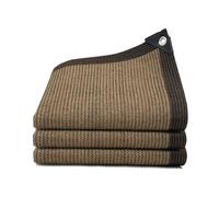 Malla de Sombra Resistente con Ojales Reforzados, 1 2 3 4 5 6 7 8 9 10 12 15 m, 85% de protección Solar para Patio, Porche, balcón o jardín. Malla de privacidad para Sombra(Coffee,6 x 10m)