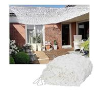 Malla de Sombreado Red de Camuflaje Reforzada, Protección Solar UV para Terraza y Balcón, Tela 210D Decoración Exterior y Eventos(2.0x4.0m=6.6x13ft)
