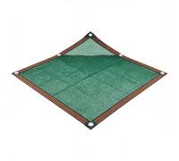 Malla de Sombreo 50% Verde Oscuro con Ojales, Red de Sombreado HDPE Transpirable y Reforzada con 6 Costuras, Tela de Sombra Anti-UV para Jardín, Plantas 2x3.0m, 2x4.0m(2 x 2m (6.6 x 6.6ft))
