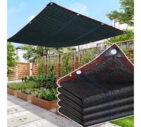 Malla De Sombreo Negra, Resistente A Los Desgarros, Con Ojales Metálicos Reforzados, Para Invernaderos, Gallineros Y Patios(4x19m/13.1x62.3ft)