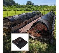 Malla De Sombreo Para Invernaderos,Vela De Sombreo 70% Resistente a Los Rayos Uv,Tela De Sombreo,Lona De Red De Sombra Con Ojales,Malla Sombreadora Para Coche Pérgola Jardín,Black-4x4m(13.1*13.1ft)