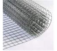 Malla electrosoldada galvanizada 25 Mt - 13x13x0,9 mm (1 m)