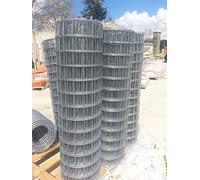 Malla electrosoldada galvanizada 50 x 75 x 150 (altura). Rollo de 25 m.