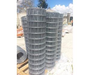 Malla electrosoldada galvanizada 50 x 75 x 150 (altura). Rollo de 25 m.