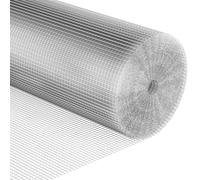 Malla Electrosoldada Galvanizada 6.3x6.3 mm, Rollo 10 Metros Malla de Alambre Galvanizado, Malla Metálica para Jaulas, Gallineros y Cerramientos de Jardín