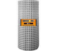 Malla electrosoldada galvanizada de 150cm de altura para diferentes aplicaciones - Agujero luz de 12x12mm y Ø alambre de 1,4mm - Rollo de 25m