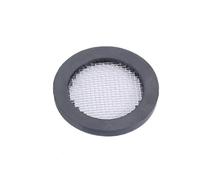 Malla filtrante, Juntas de goma 12" y 3/4" for filtro grifo, malla for ducha, sello manguera plomería, arandela bloqueo, accesorios for conector, 2/10 unidades(19mm with net)