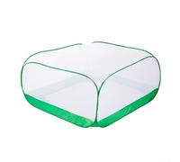 Malla fina para plantas, red de jardín para verduras, frutas, hierbas, protección completa contra pájaros, plagas, clima, poliéster plástico (1 m x 1 m x 50 cm)