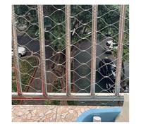 Malla flexible de alambre de acero inoxidable 304 de doble capa, red segura para jardín, balcón y protección contra caídas (0,7 x 8 m de largo x 26,7 m)