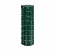 Malla Ganadera Metálica Plastificada Galvanizada Electrosoldada Verde, Red Pastoral Fuerte de Alta Resistencia, Cerca Forestal Europlast, Rollo de 25 metros de Largo (1.20 metros de Alto)