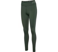 Malla Hummel Fundamental Mujer Verde Pantalón Deporte y Fitness