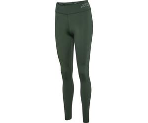 Malla Hummel Fundamental Mujer Verde Pantalón Deporte y Fitness