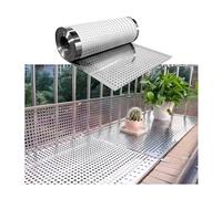 Malla metálica de acero inoxidable 304, lámina perforada, malla decorativa, for bricolaje, rejilla de ventilación, uso interior y exterior.(W95*L700cm/W37.4*L275.5in)
