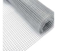 Malla Metalica Galvanizada Protectora | Valla Rejilla Jardin Exterior Gallinero Resistente con Alambre Galvanizado Electrosoldada Agujeros | Tela Conejera Fácil Instalación [13mm - Rollo 30m]