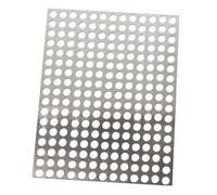 Malla metálica Perforada de Acero Inoxidable 304, de 50/55/57/60/65/70 cm de Ancho, con Orificios de 8 mm de diámetro, Duradera y versátil para Uso doméstico e Industrial.