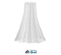 Schellenberg 50310 Red Mosquitera Antimosquitos, protección para Camas Individuales, Lavable, Blanco, 2 x 8.5 m