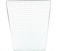 Malla para barbacoa, rejilla de malla de acero inoxidable para parrilla y sartenes al vapor (40 x 25 cm)