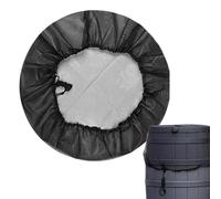 Malla para barril de lluvia, 60/90/100 cm de diámetro con banda elástica, protector de cubo de recogida de agua, cubo de captura de agua de jardín, barril de lluvia para jardín