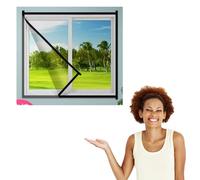 Malla para ventanas y puertas de 90x90 cm, malla antiinsectos, malla antimosquitos, protector de ventana, malla para ventanas y puertas