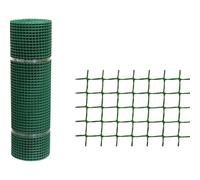 Malla plástica - 43x43 mm - 1x25 m - Verde