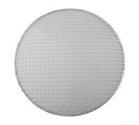 Malla redonda de acero inoxidable, red de barbacoa no coreana, rejilla circular de alambre para carne de res y pescado, rejilla de refrigeración ventilada, inserto de vapor, plata (380 mm)