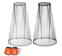 Malla repelente para la cabeza de mosquitos, para los insectos, mosquitos, protección para el cuello y la cara, malla de malla para cualquier amante del aire libre, funciona sobre la mayoría de los sombreros viene con